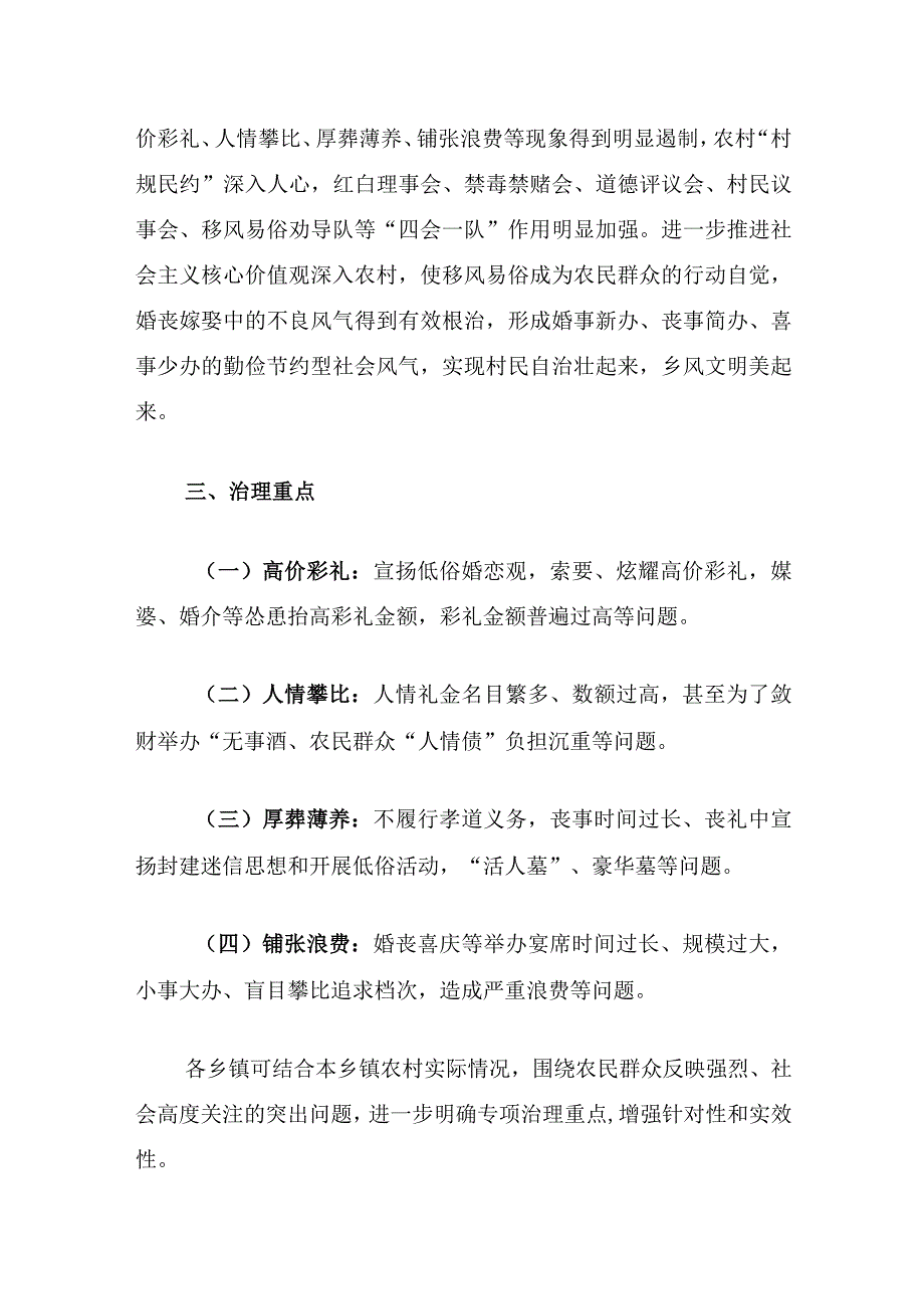 xxx县开展农村移风易俗专项治理实施方案.docx_第2页