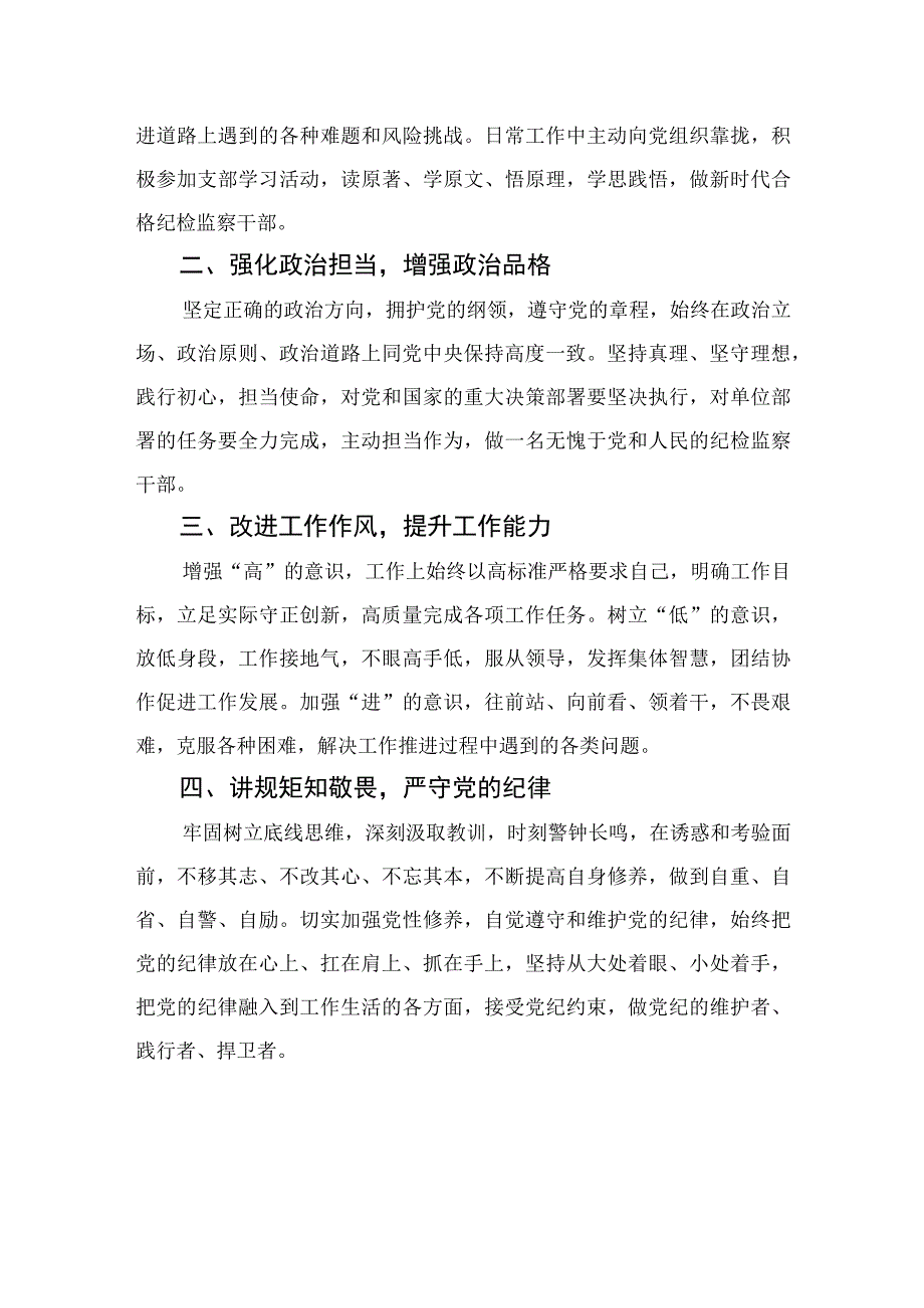 2023公司纪检监察干部队伍教育整顿学习心得体会精选10篇合集.docx_第3页