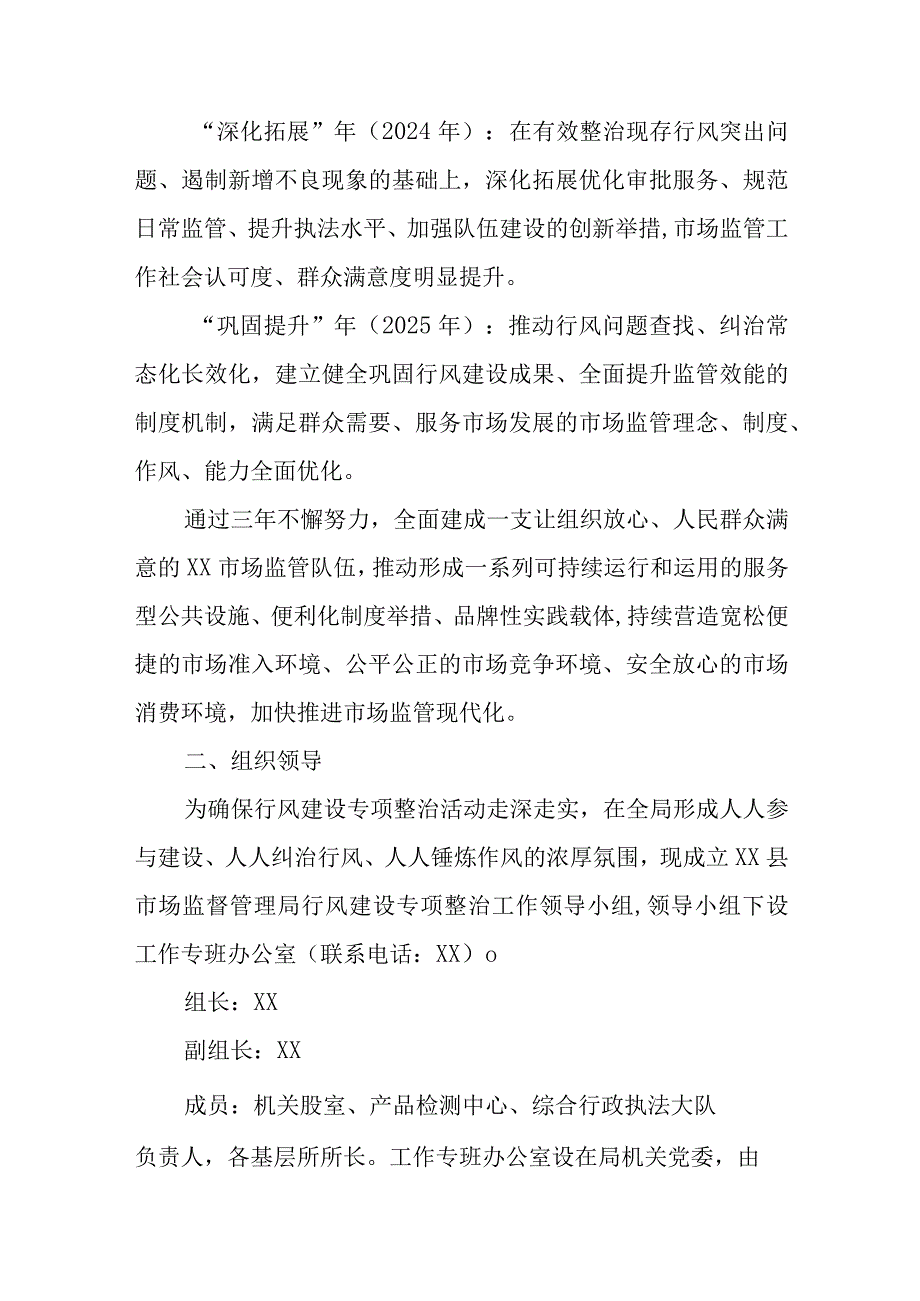 XX县市场监管局行风建设三年攻坚行动暨优化营商环境清风行动工作实施方案.docx_第2页