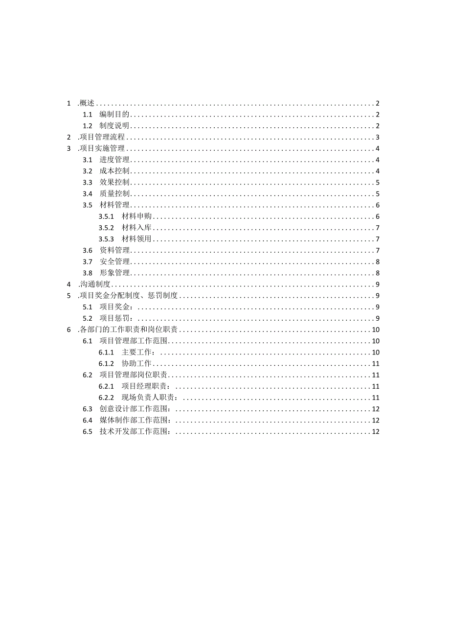 公司项目管理流程和制度.docx_第1页