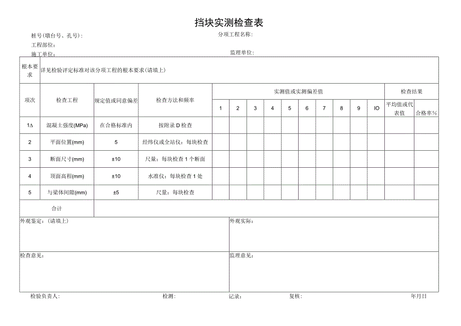 2023年挡块实测检查表.docx_第1页