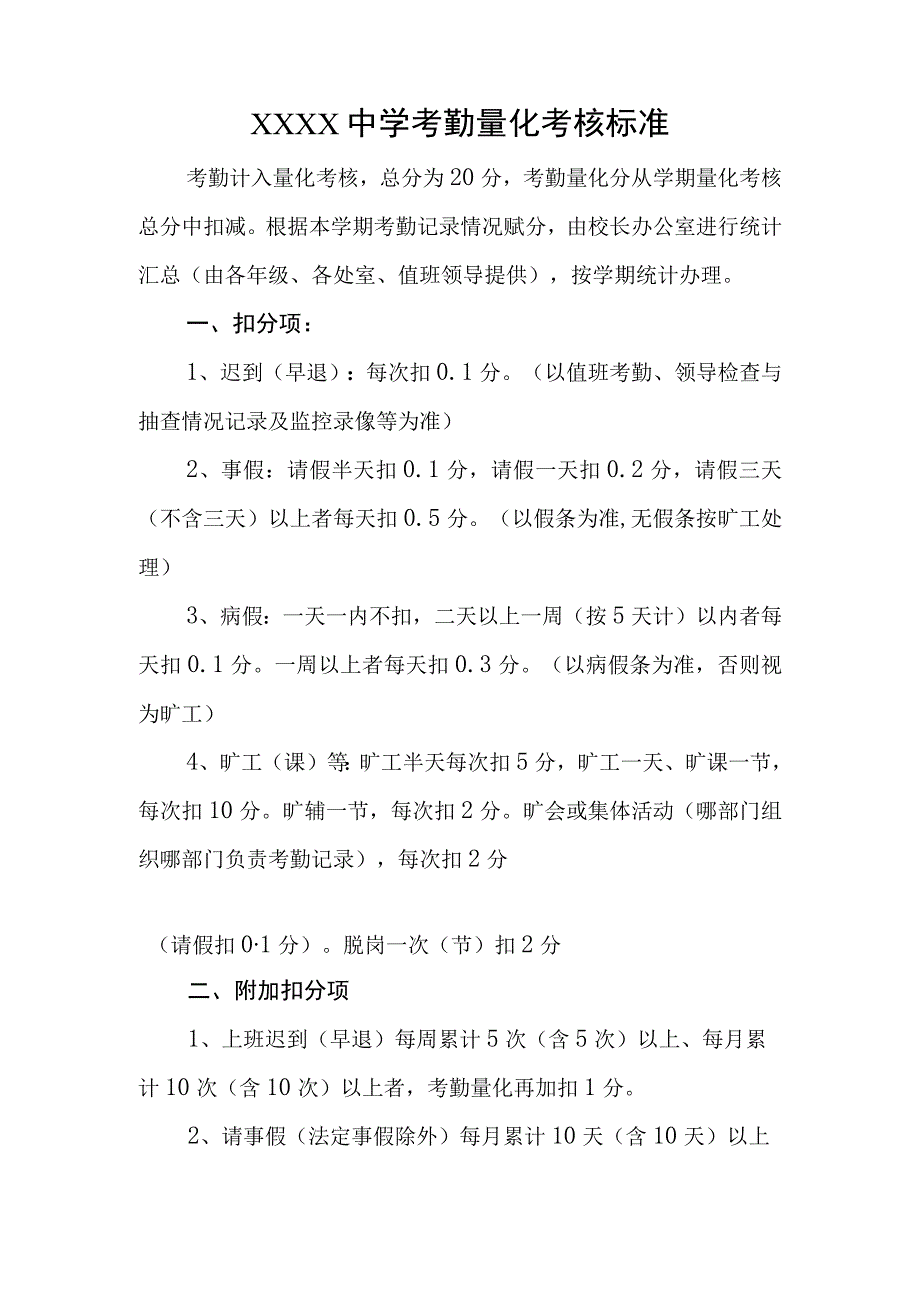 中学关于进一步加强教职工考勤管理的规定.docx_第3页