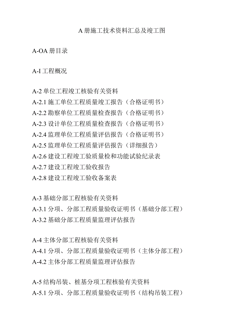 2023年整理施工技术资料汇总及竣工图.docx_第1页