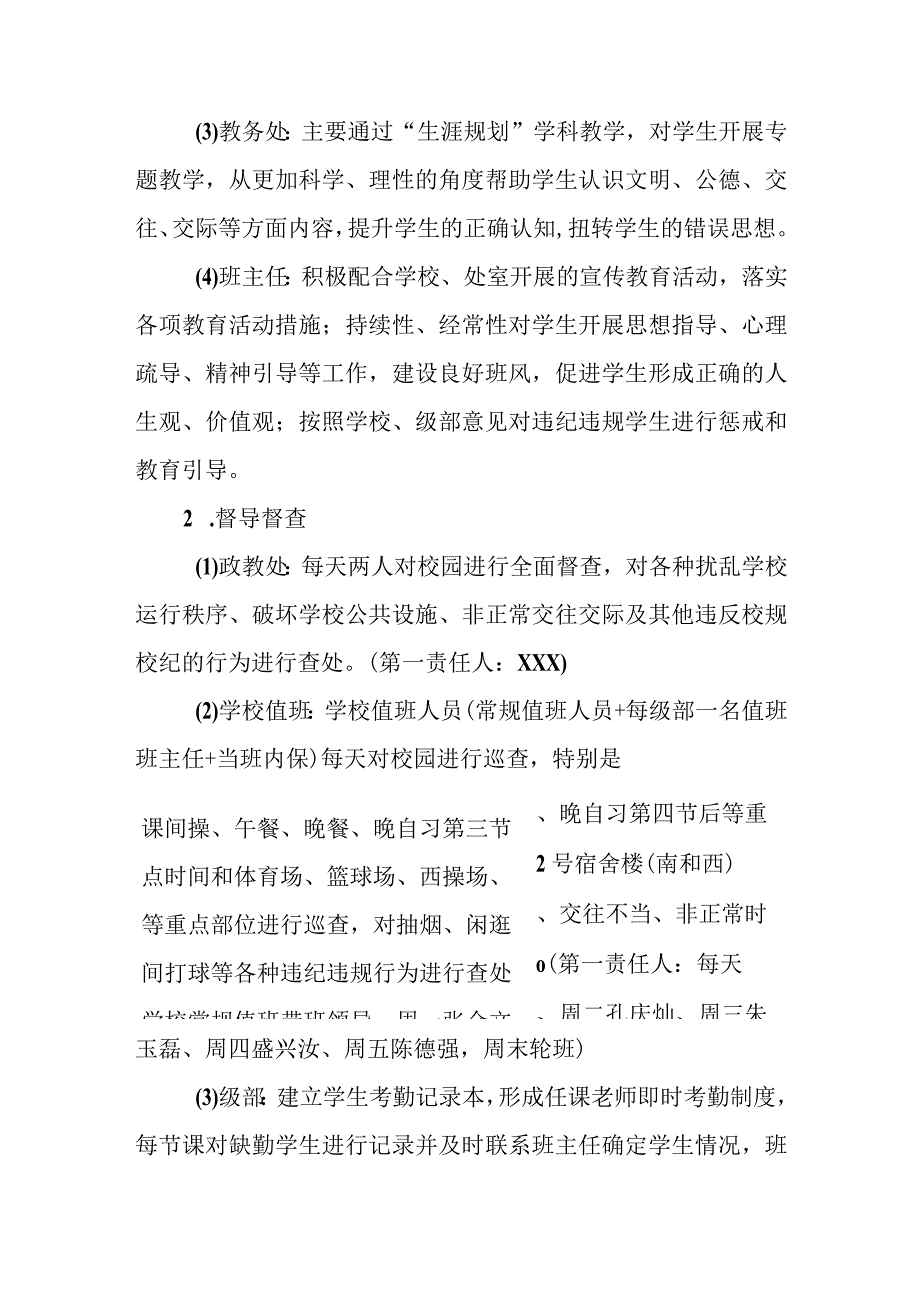 中学整治校园秩序净化校园环境专项工作方案.docx_第2页