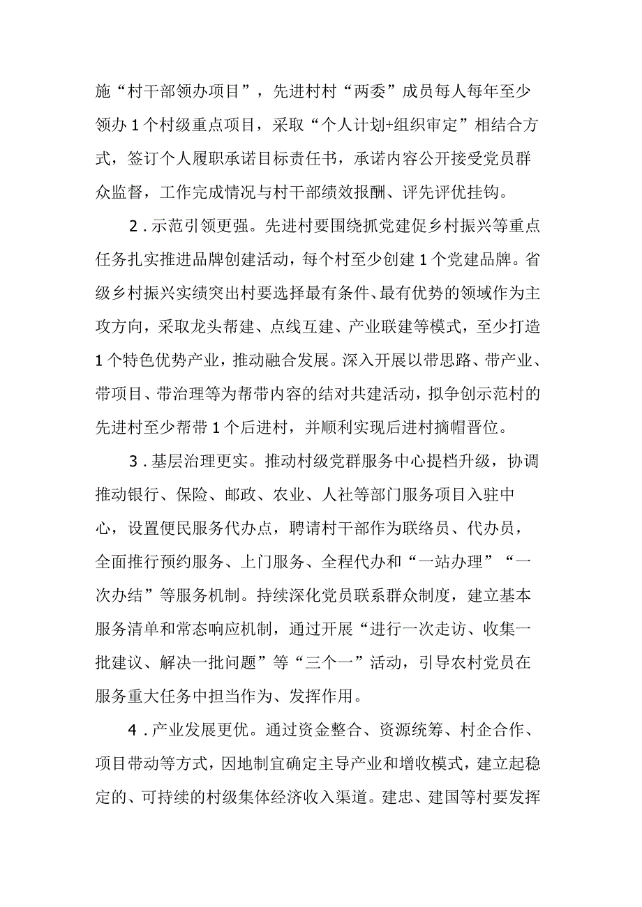 坚持抓两头带中间推动农村基层党建村村达标整镇推进实施方案.docx_第3页