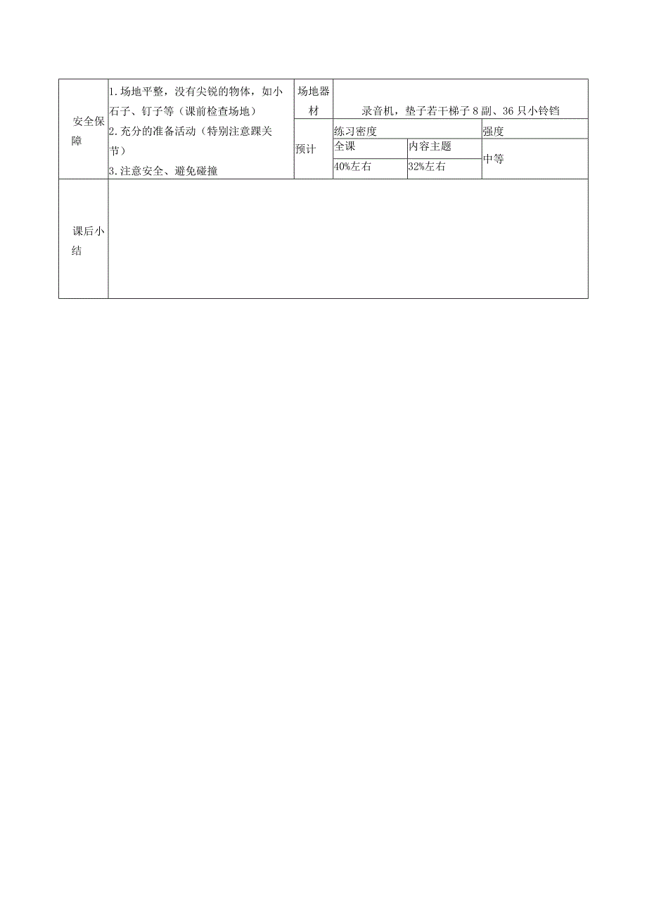 攀爬肋木架第一课时 教案表格式 体育五年级上册.docx_第3页