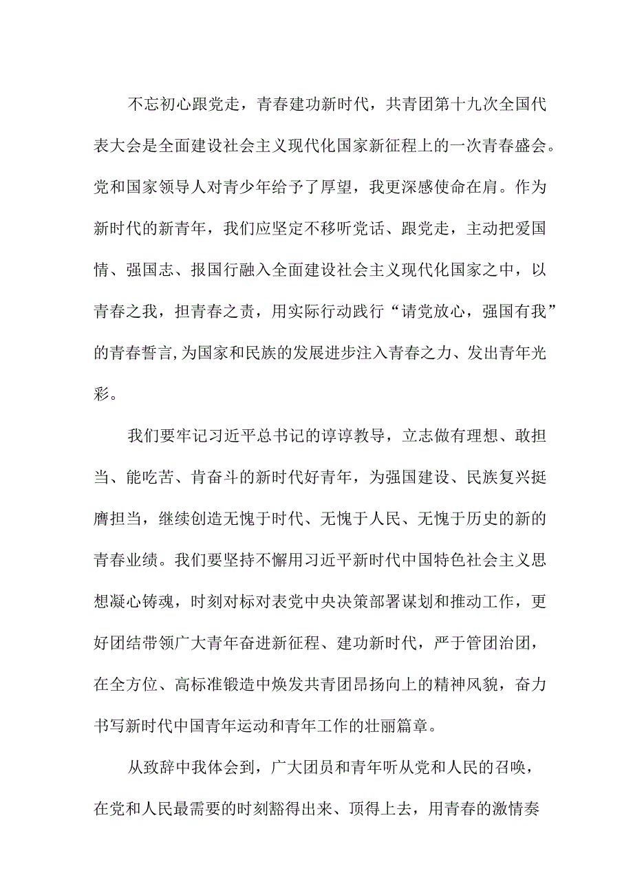 大学教师学习贯彻共青团第十九次全国代表大会精神个人心得体会 四篇.docx_第2页