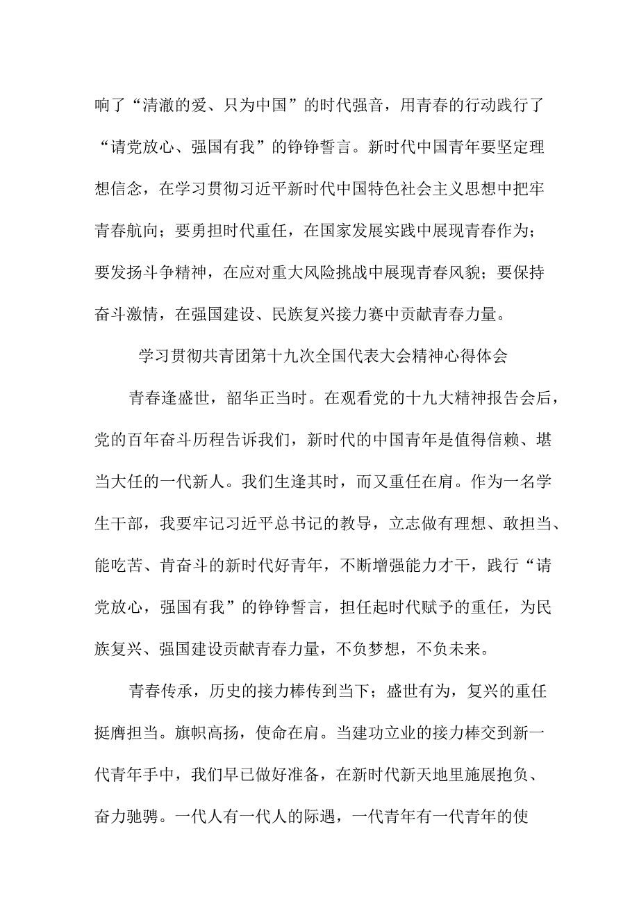 大学教师学习贯彻共青团第十九次全国代表大会精神个人心得体会 四篇.docx_第3页