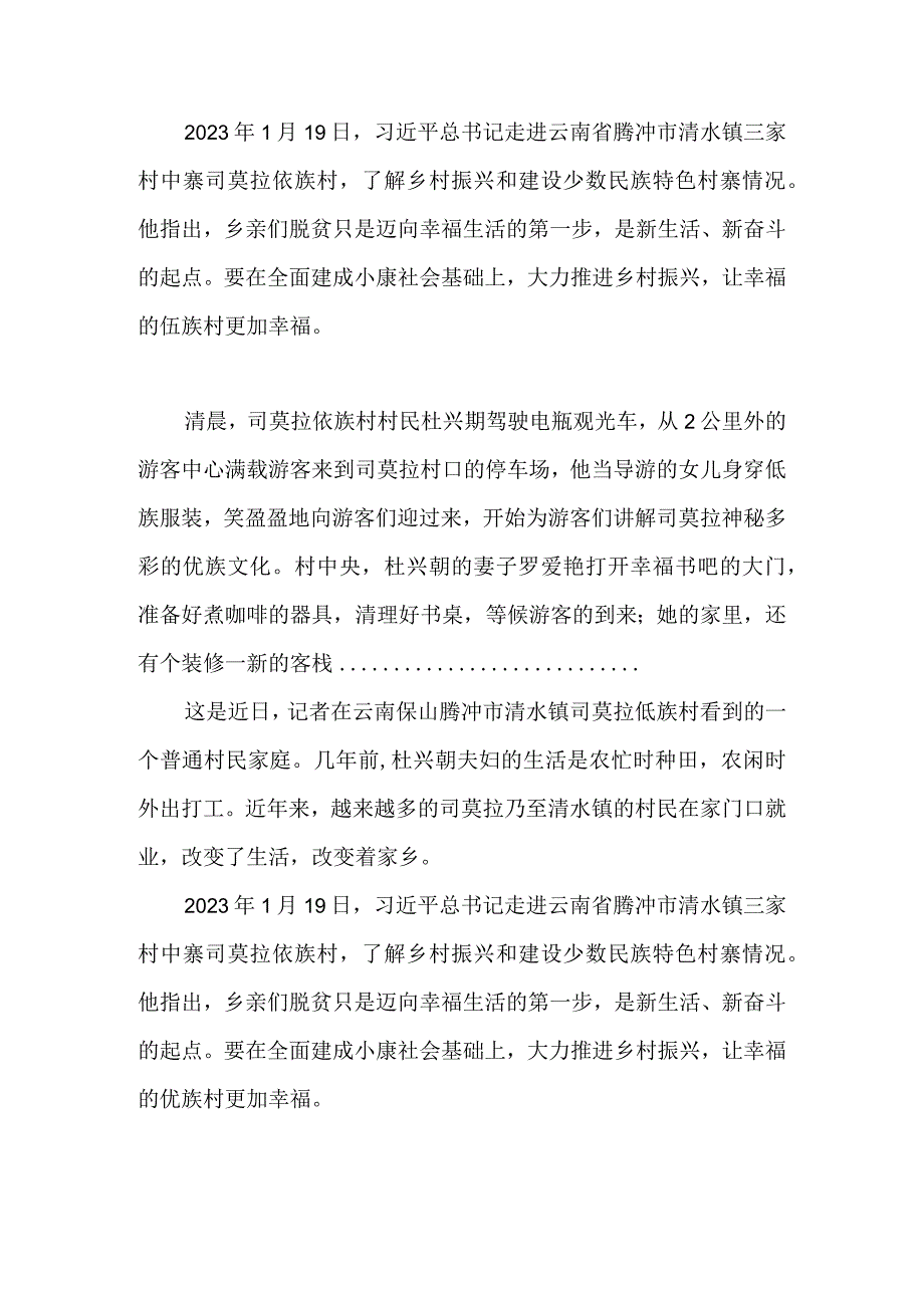 边疆民族村寨的幸福密码——探求云南保山腾冲市清水镇的乡村振兴之路.docx_第2页