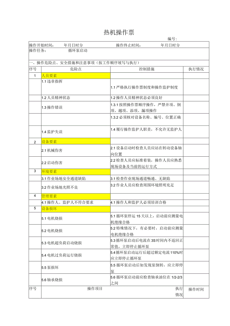 锅炉房循环泵启动操作票.docx_第1页