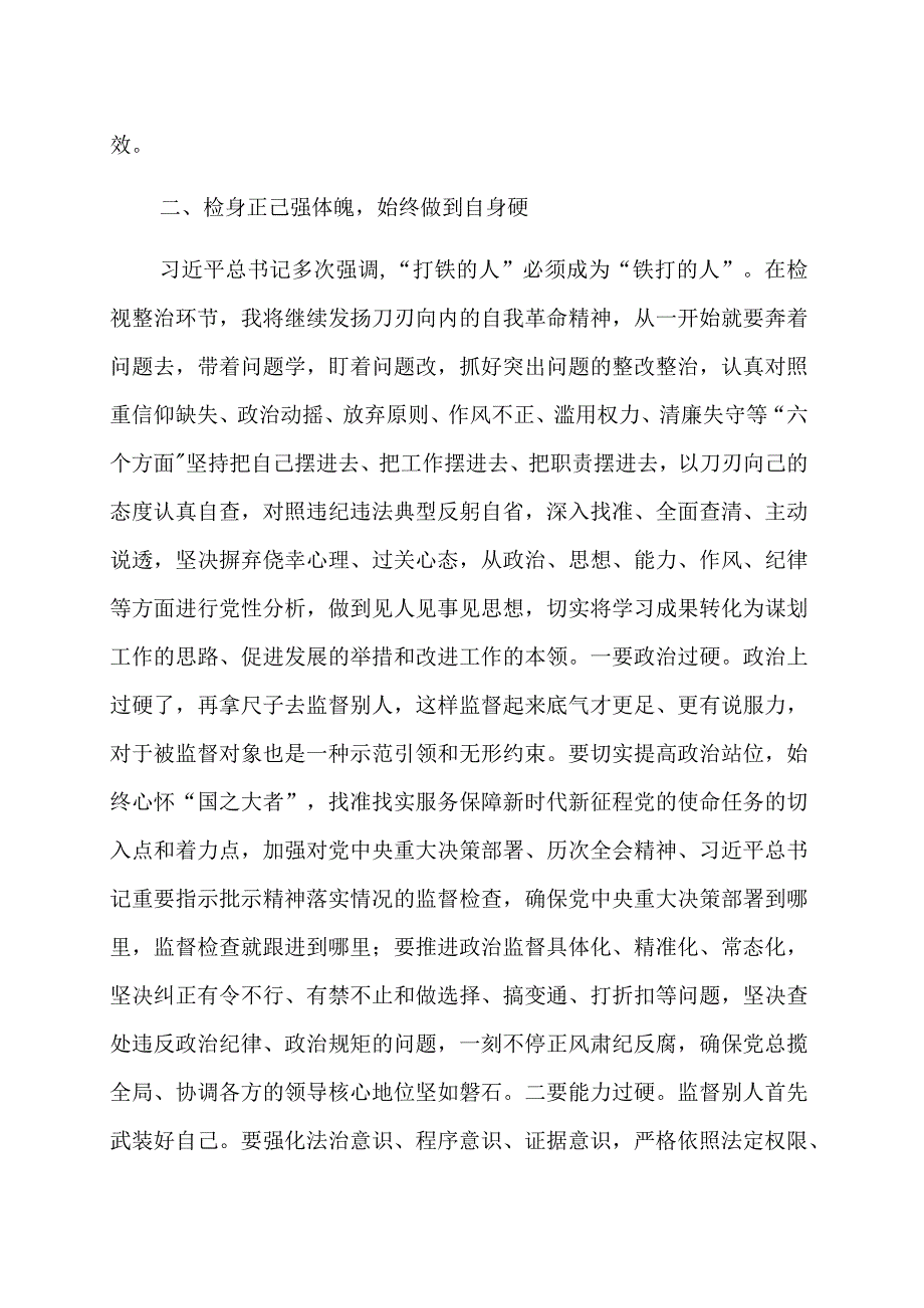 纪检监察干部在专题研讨会上的发言材料范文三篇.docx_第3页