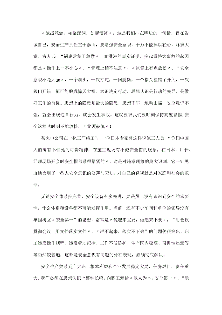 贯彻执行公司安全生产管理方针模板范本.docx_第2页