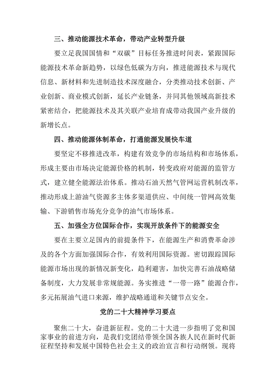 食品生产企业开展《党的二十大精神》学习要点 7份.docx_第3页