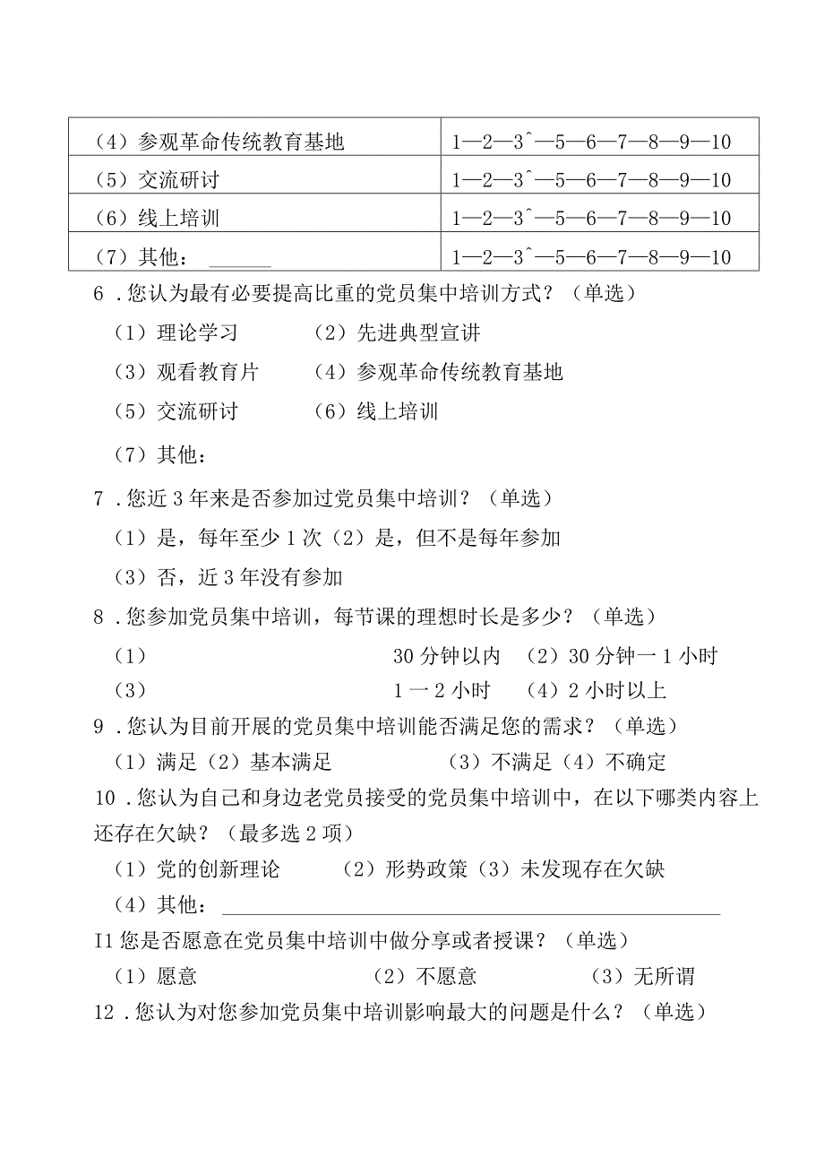 04-（老党员）党员分类培训需求调研问卷(1).docx_第2页