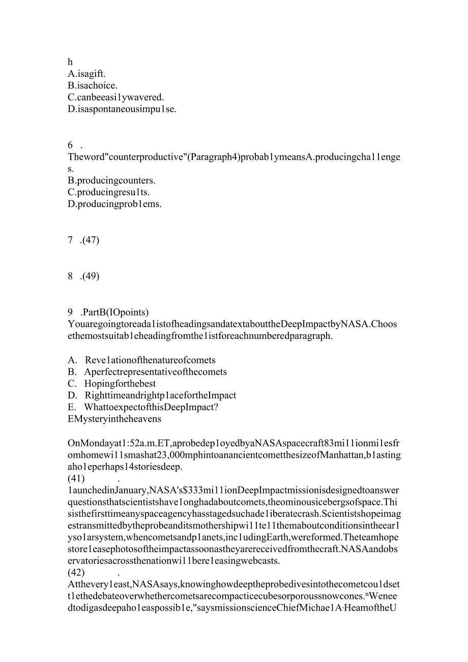 2022-2023学年山东省聊城市考研外语测试卷含答案.docx_第3页