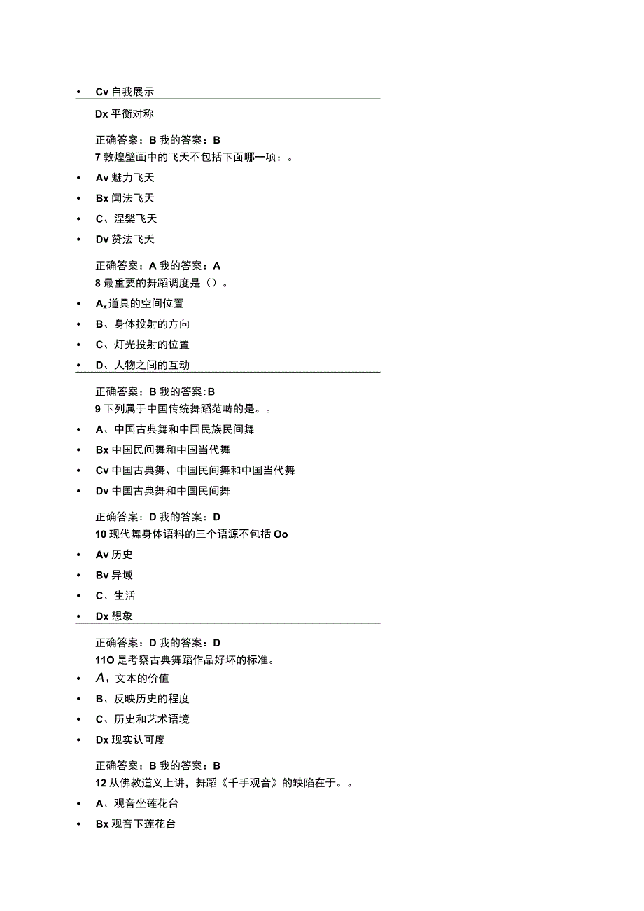 2015舞蹈鉴赏课程考题与答案.docx_第2页