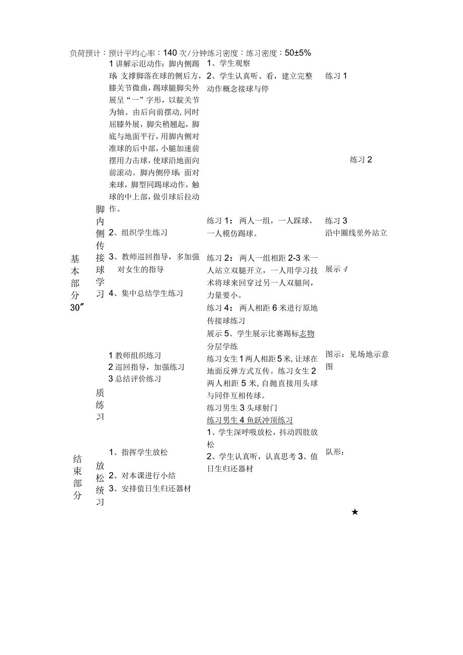 体育与健康（小学）《足球—脚内侧传球技术》教学设计及教案.docx_第3页