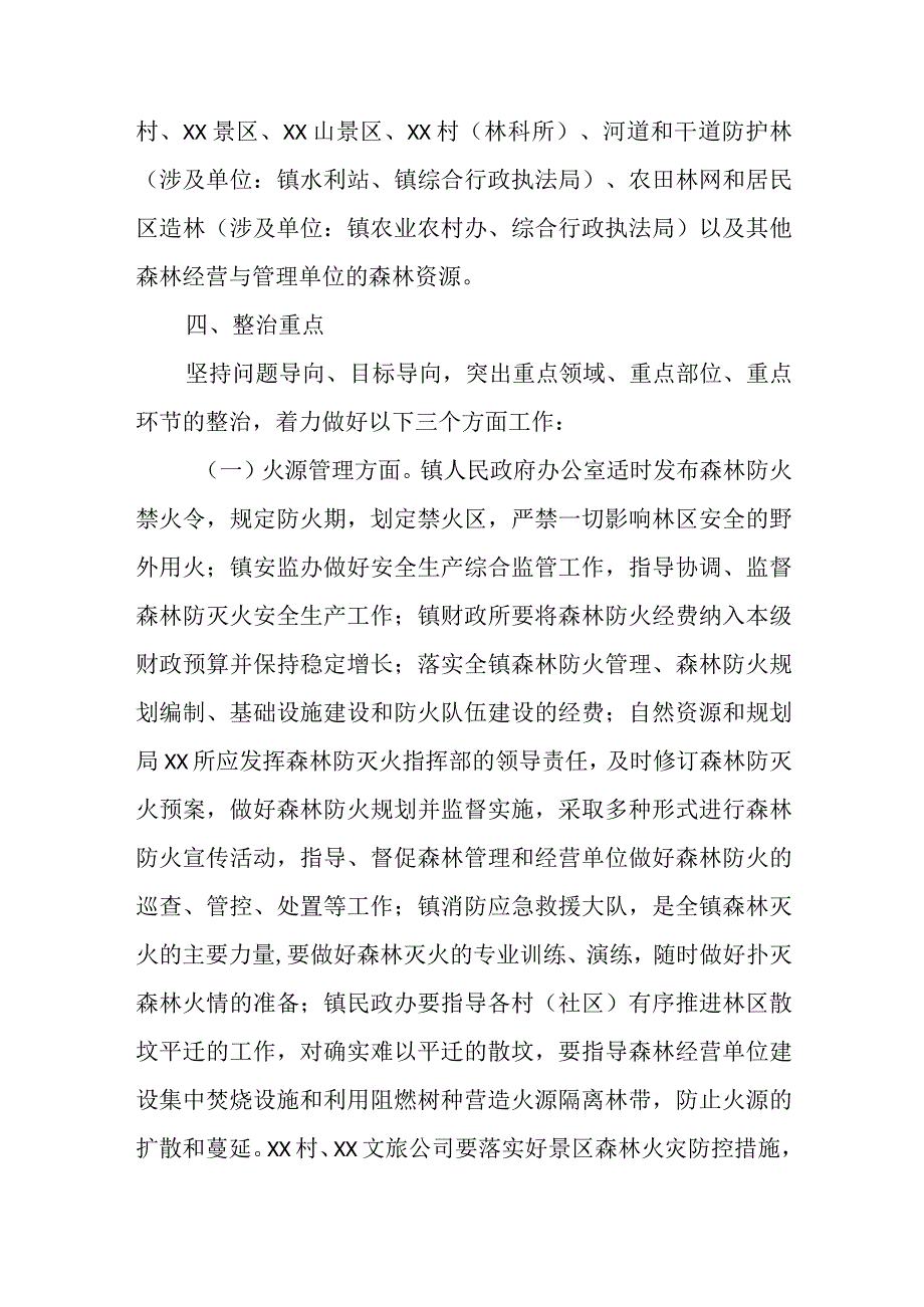 XX镇进一步加强森林防火专项整治工作方案.docx_第2页