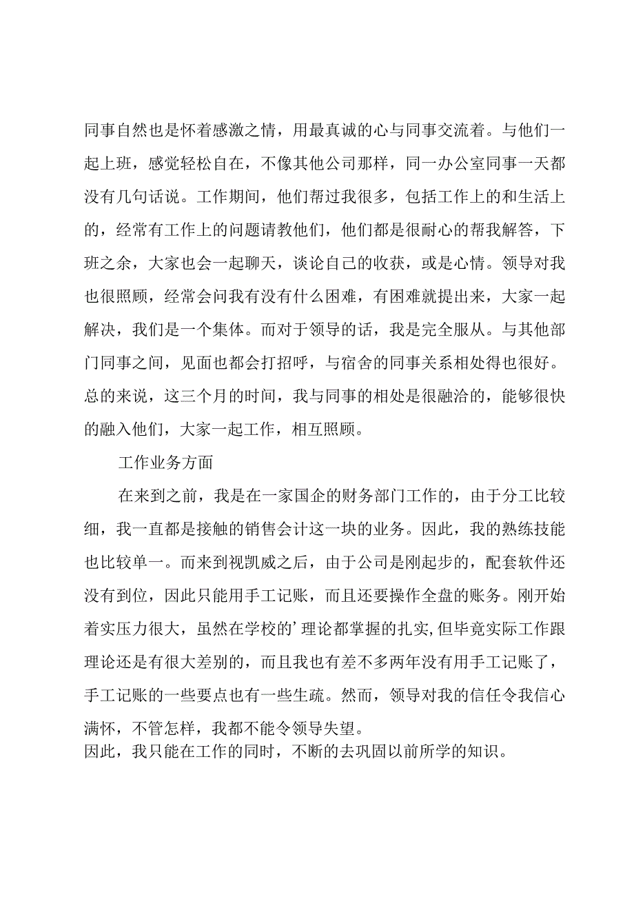 会计的试用期工作总结（3篇）.docx_第2页