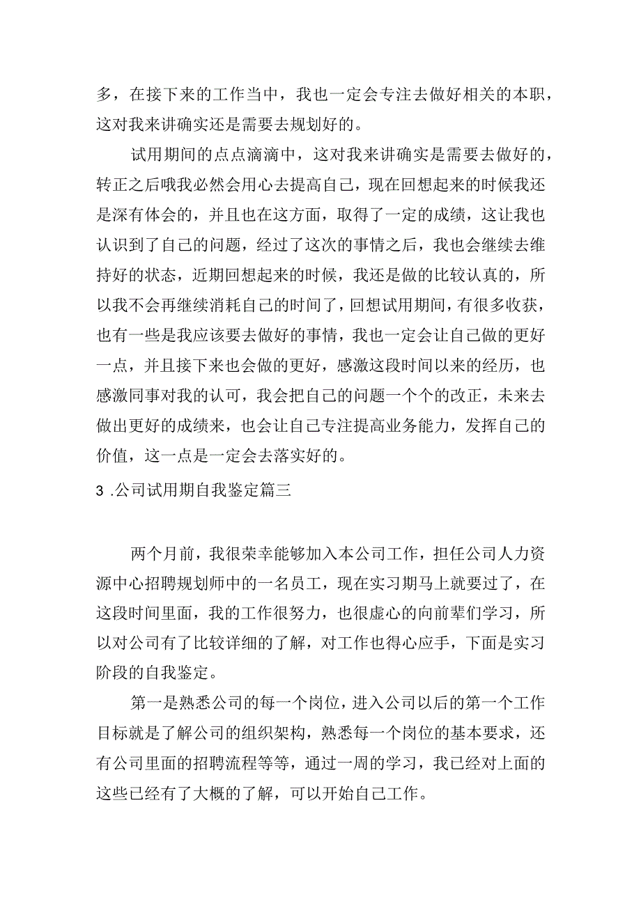 公司试用期自我鉴定.docx_第3页