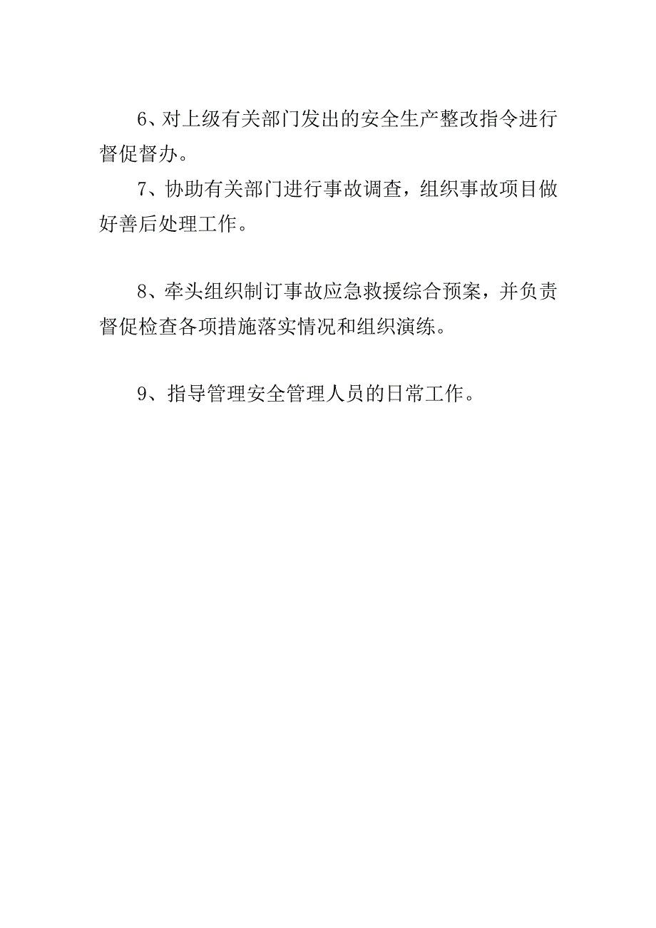 企业负责人安全监管责任清单.docx_第2页