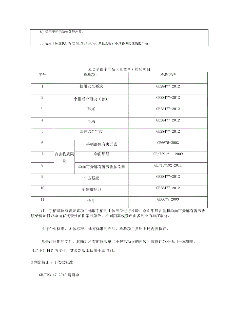 产品质量监督抽查实施细则——晴雨伞.docx_第2页