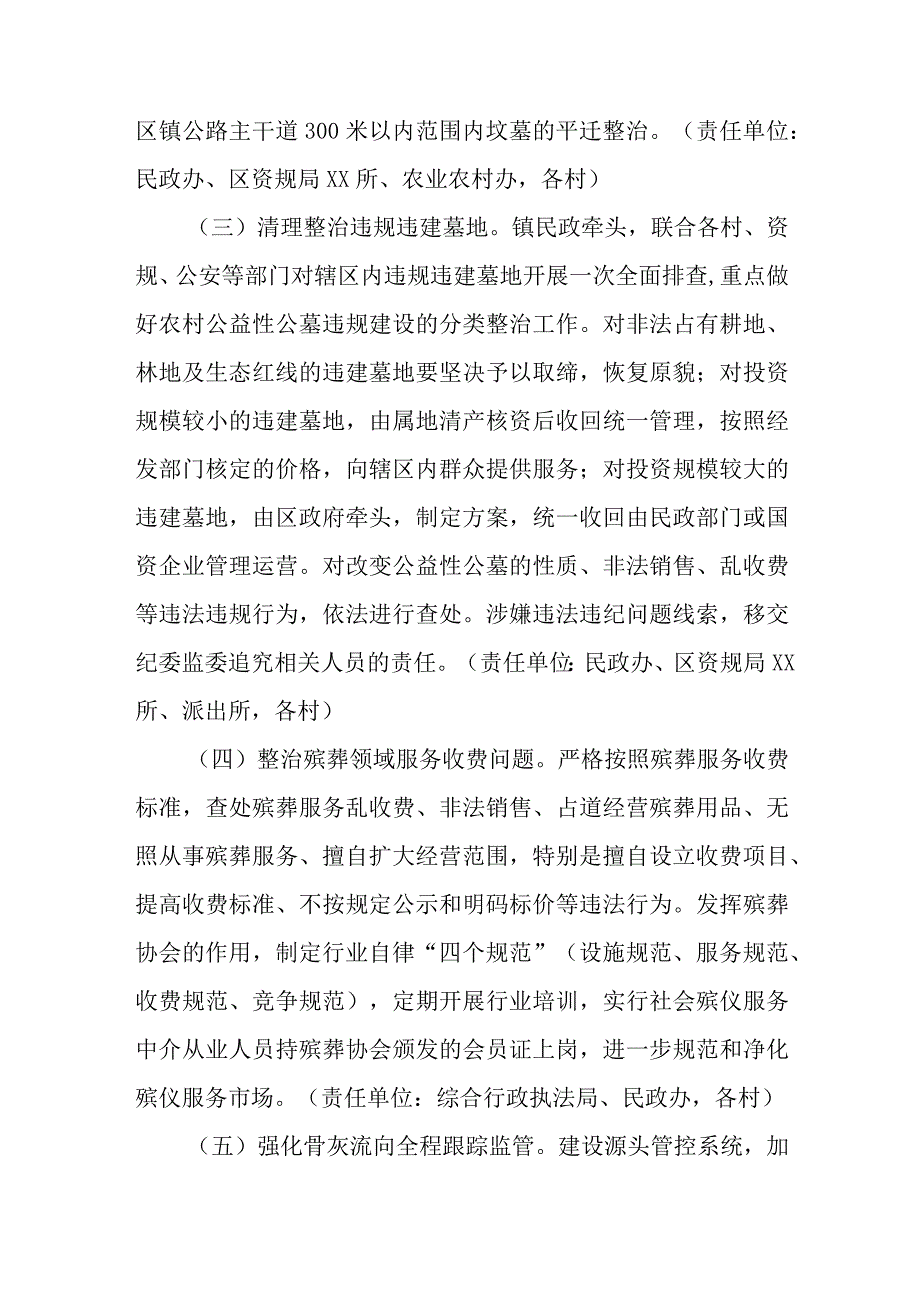 XX镇殡葬领域突出问题专项整治行动方案.docx_第3页