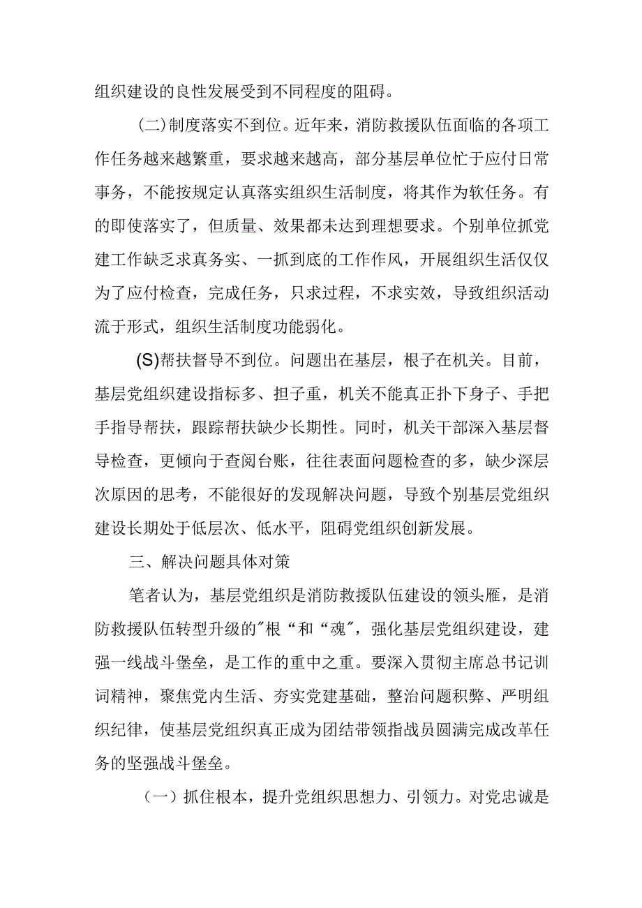 浅谈如何抓好新时代消防救援队伍党建工作.docx_第3页