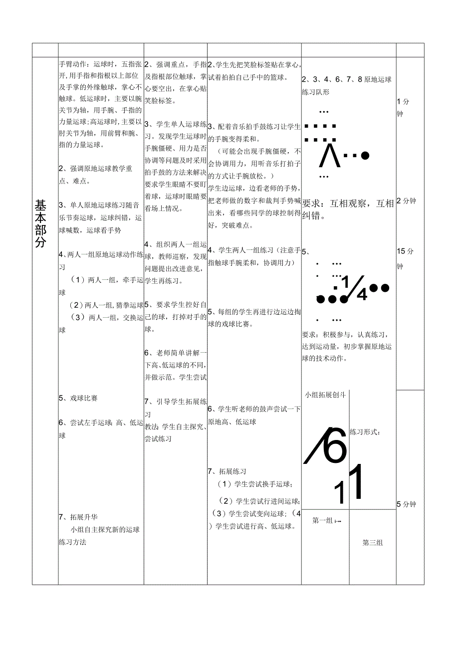 水平三（五年级）体育《篮球：原地运球》公开课教案.docx_第2页