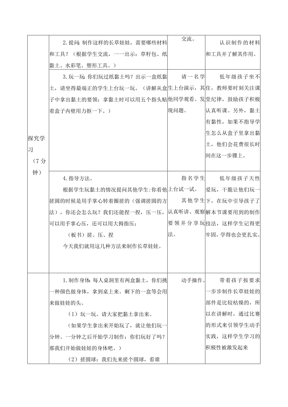 第二单元 农业生产劳动 03 长草娃娃 教学设计二年级上册小学劳动苏科版.docx_第2页