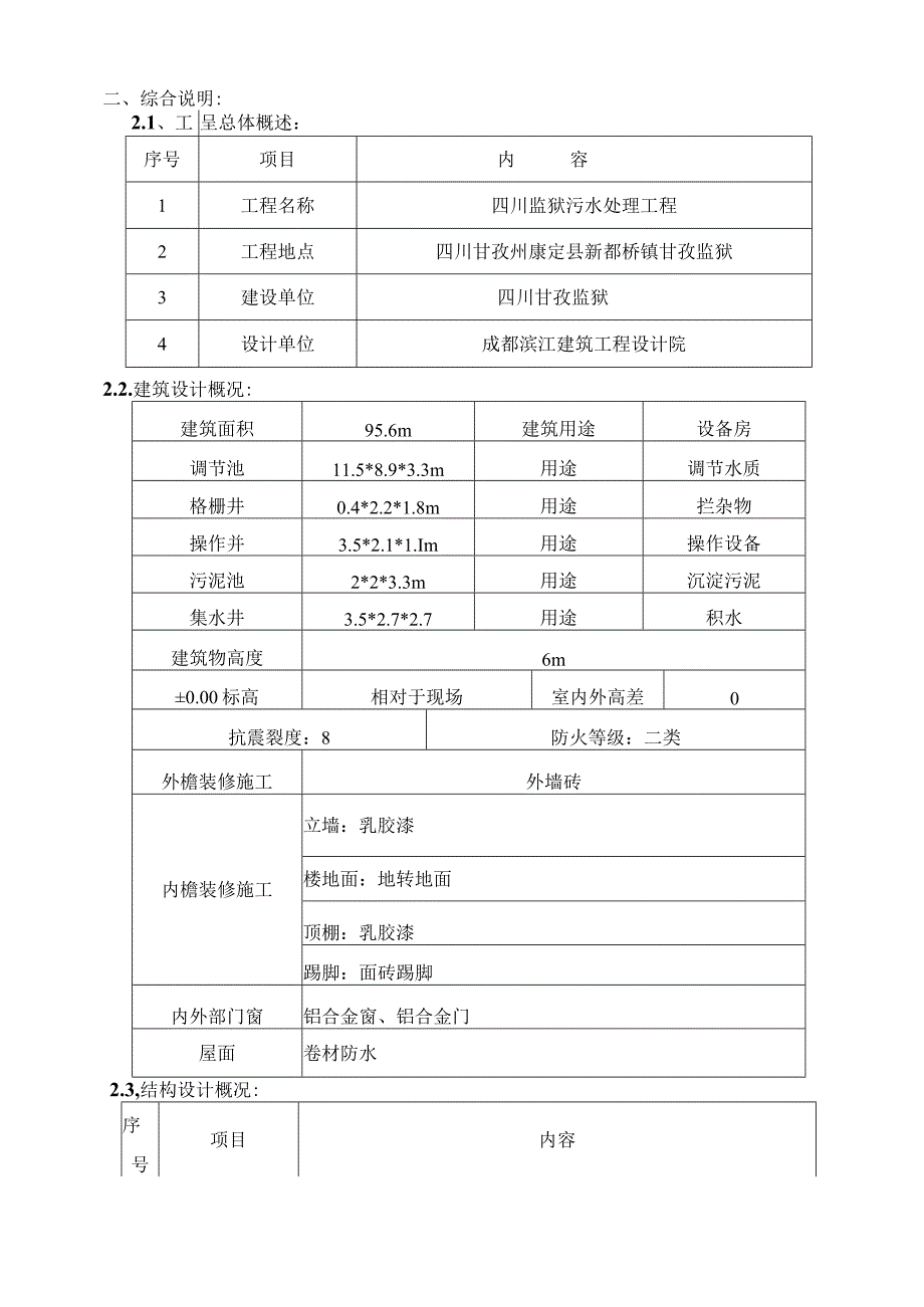 污水处理池施工方案设计.docx_第2页