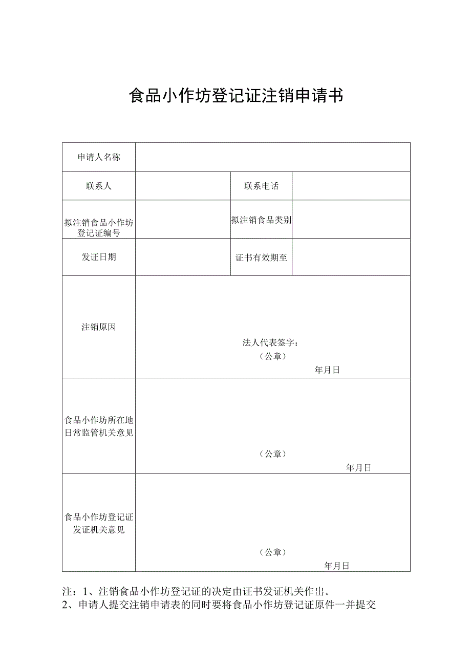 小作坊登记证注销申请书.docx_第3页