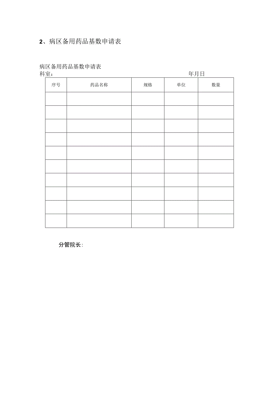 病区备用药品申报表.docx_第2页