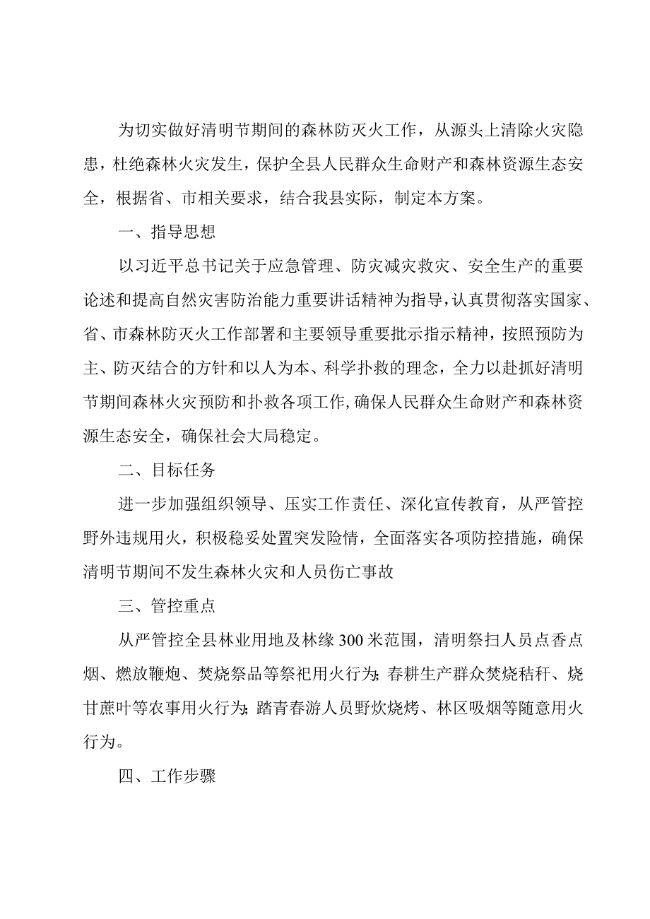 清明期间森林防火工作安排.docx_第3页