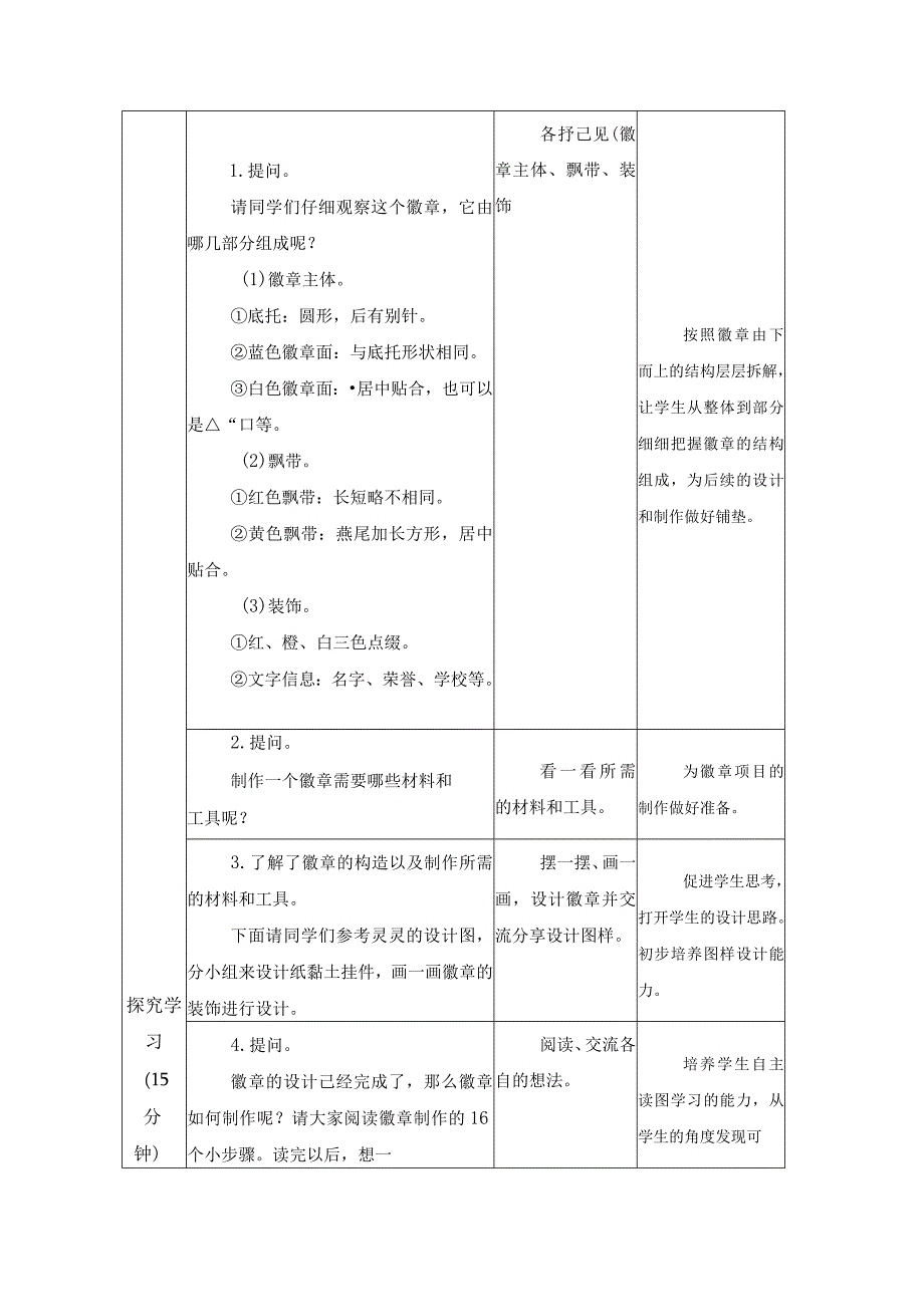 第二单元 现代服务业劳动 06 徽 章 教学设计二年级下册小学劳动苏科版.docx_第2页