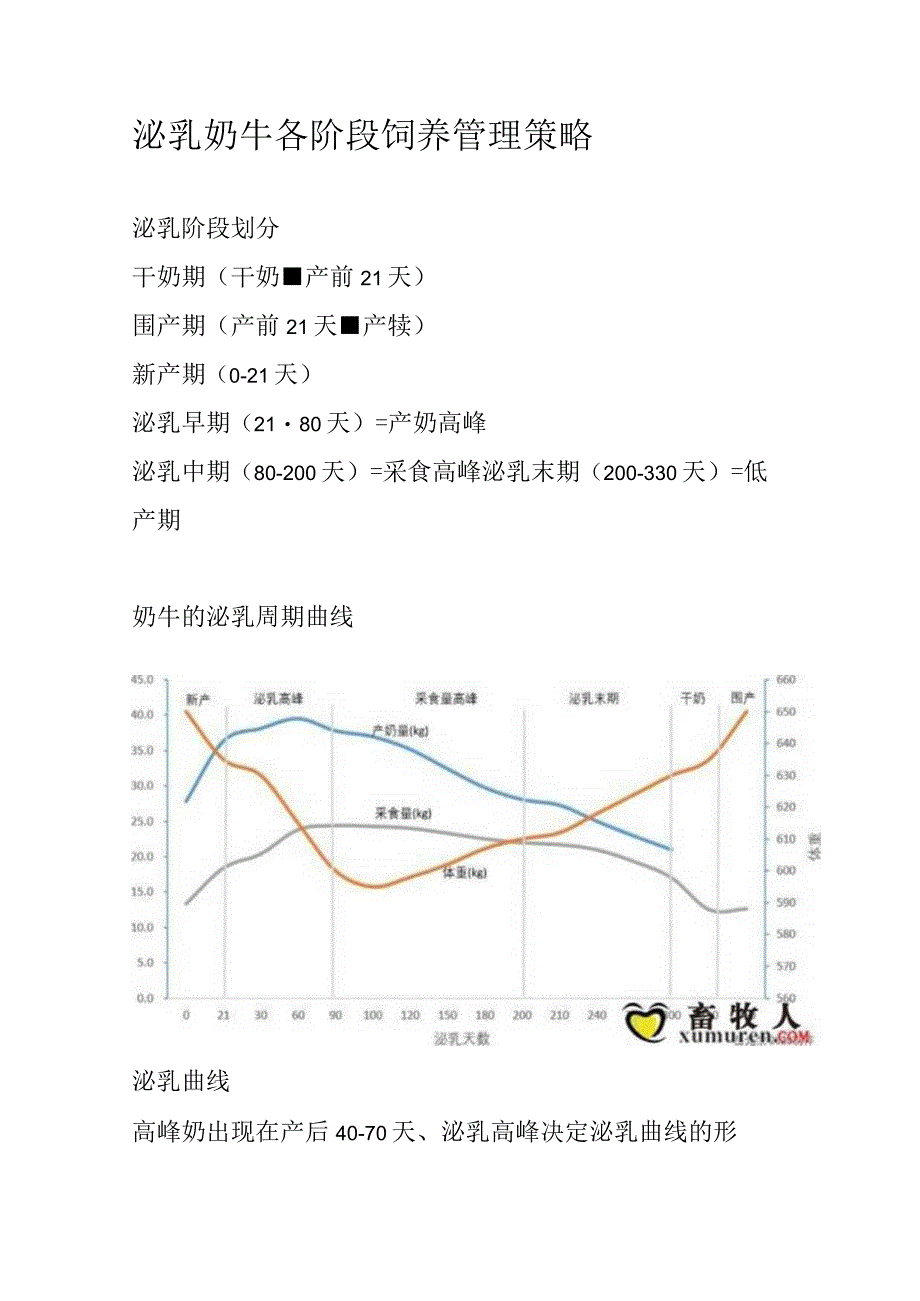 泌乳奶牛各阶段饲养管理策略.docx_第1页