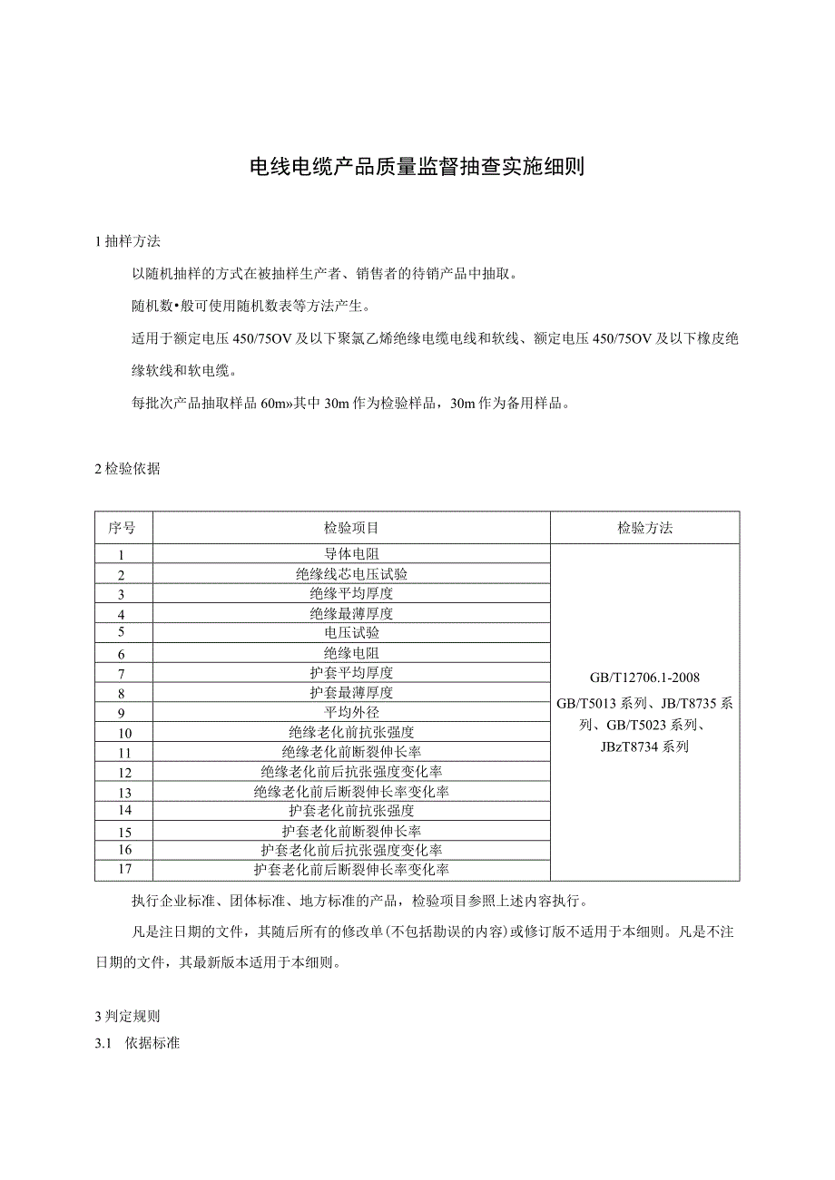 电线电缆产品质量监督抽查实施细则.docx_第1页