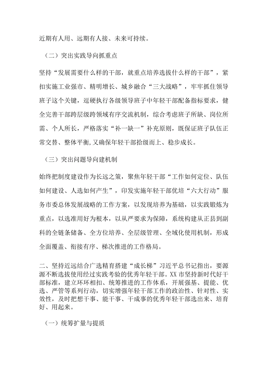 某市年轻干部组织管理工作经验材料.docx_第2页