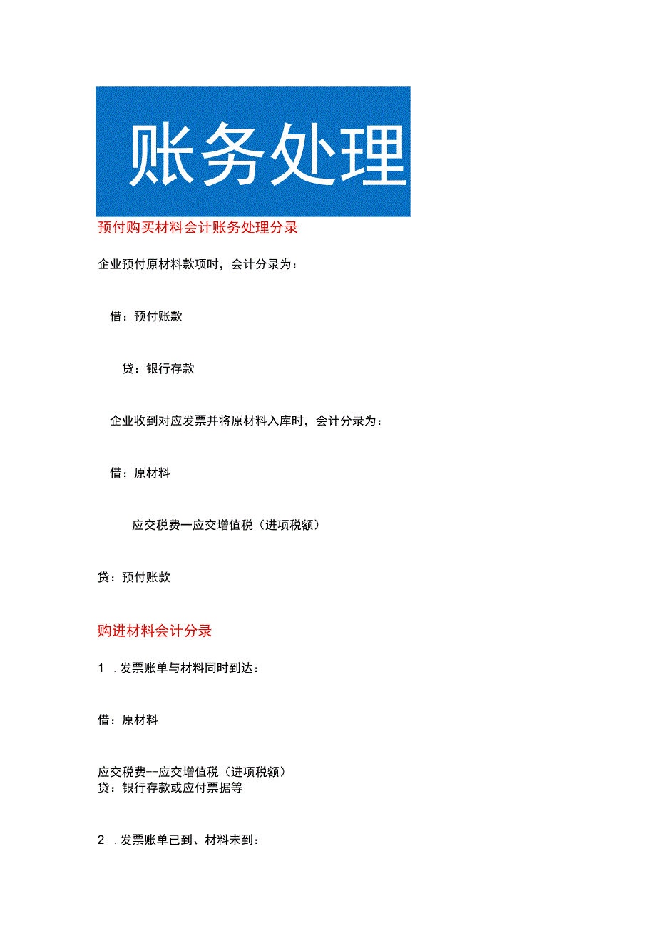 预付购买材料会计账务处理.docx_第1页