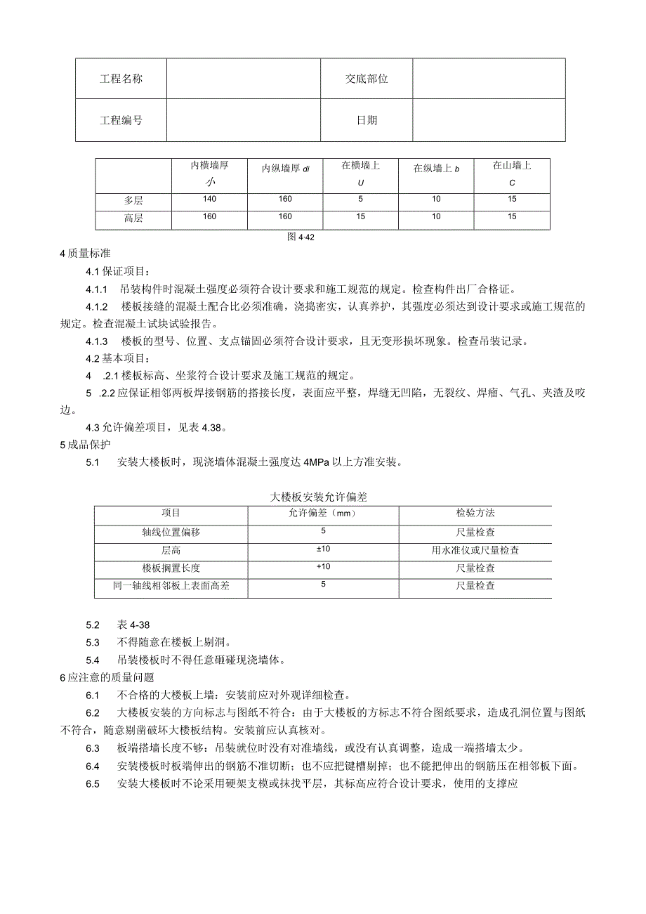 预应力实心整间大楼板安装工艺技术交底.docx_第2页