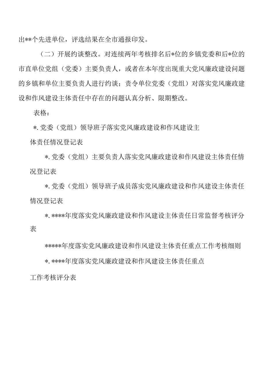 2023年党风廉政建设和作风建设考核方案汇总（6类18页）.docx_第3页