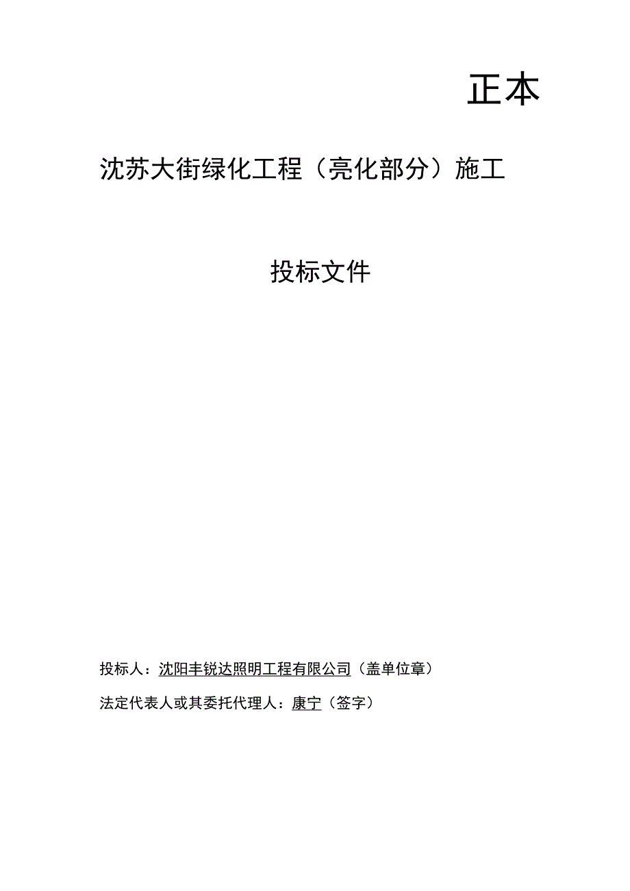 沈苏大街亮化投标文件.docx_第1页