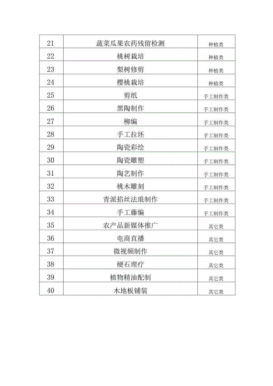 德州市专项职业能力考核项目目录.docx_第2页