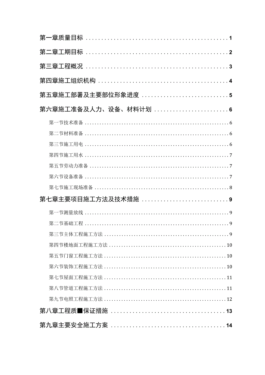 小区住宅楼施工组织设计方案.docx_第1页