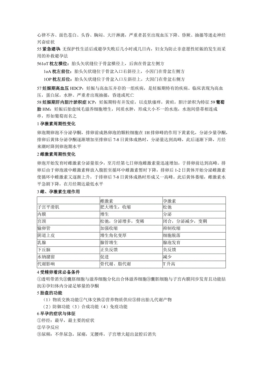 药学院期末考试真题试卷：妇产科名词解释简答.docx_第3页