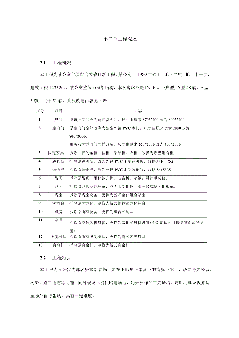 某公寓主楼客房装修翻新工程施工组织设计方案.docx_第3页