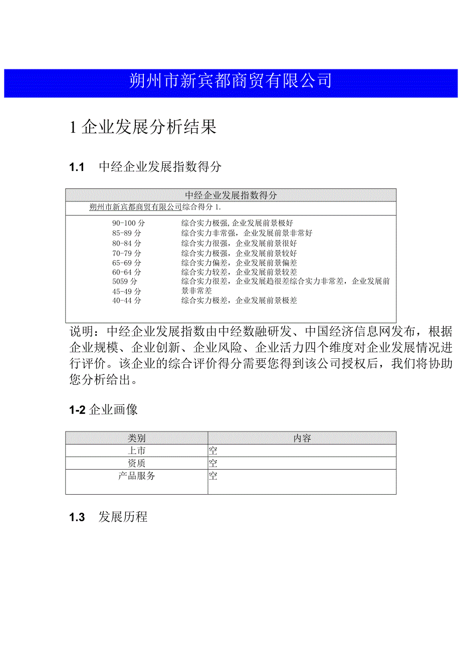 朔州市新宾都商贸有限公司介绍企业发展分析报告.docx_第2页