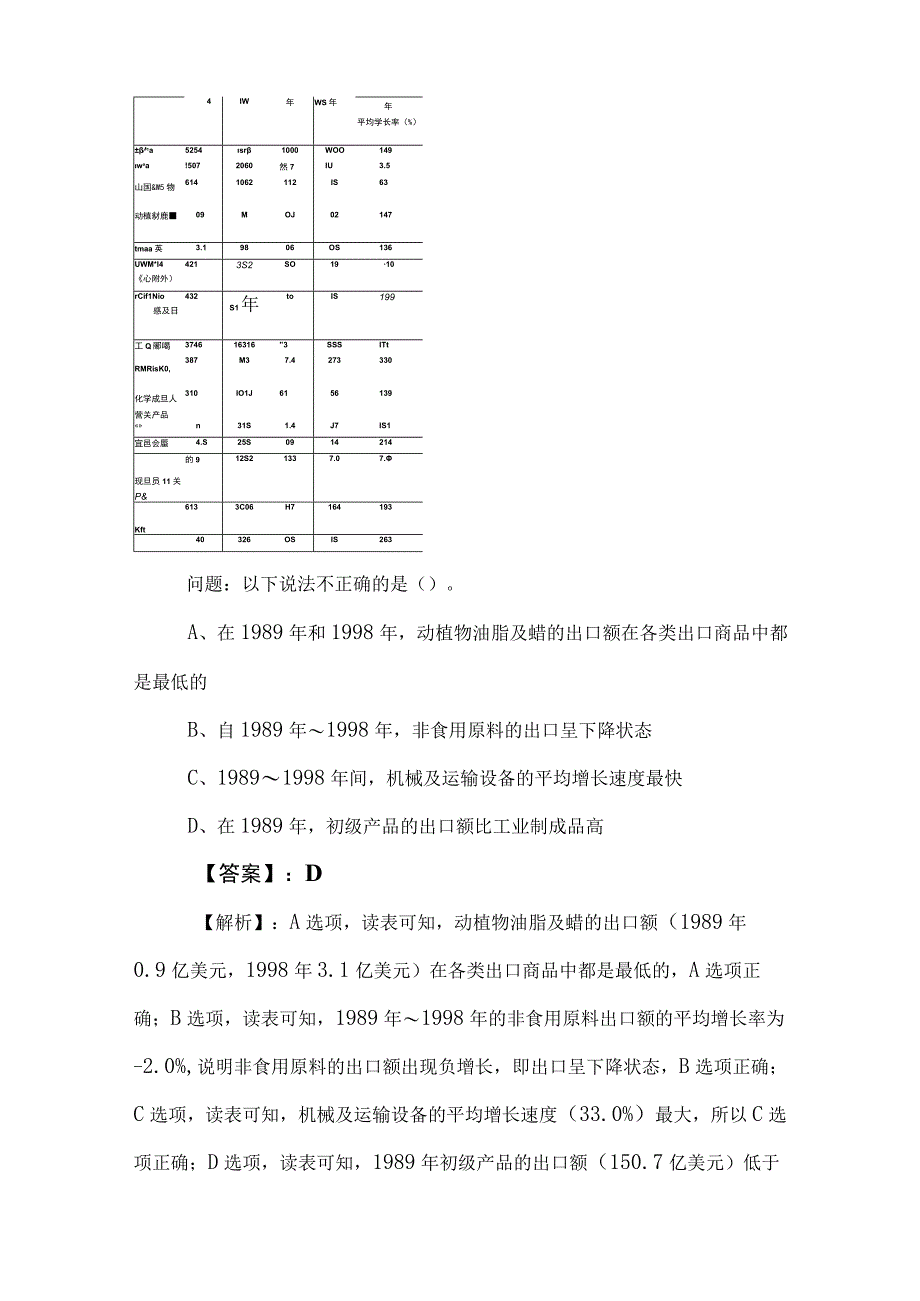 2023年公务员考试行政职业能力测验测试同步测试试卷（附答案和解析）.docx_第2页