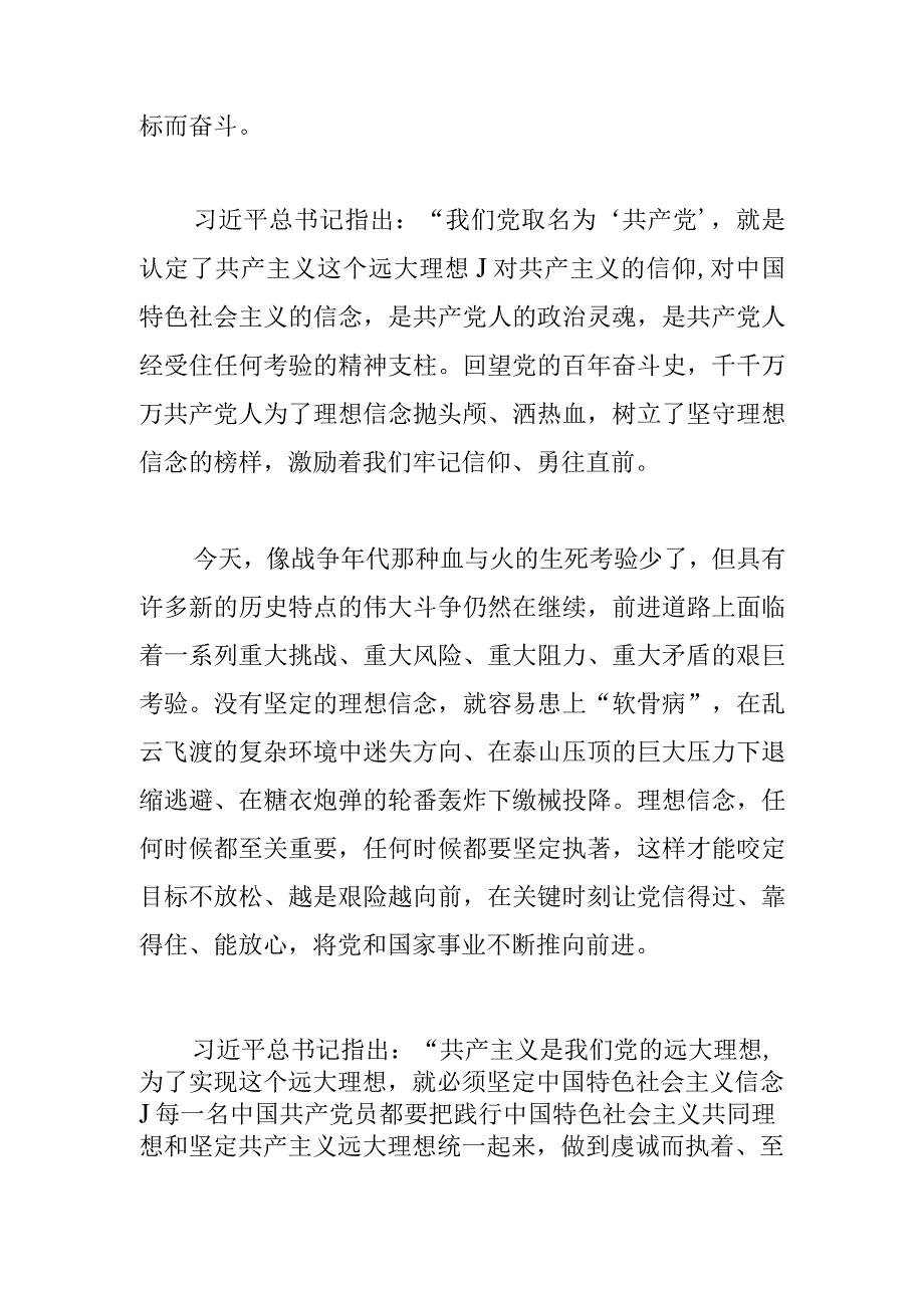 2023主题教育研讨发言坚定理想信念.docx_第2页