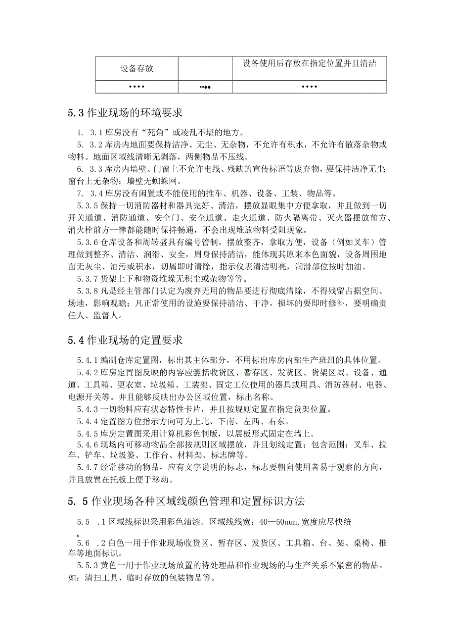 仓库5S管理规范仓库现场环境要求、定置标准、标识方法.docx_第3页